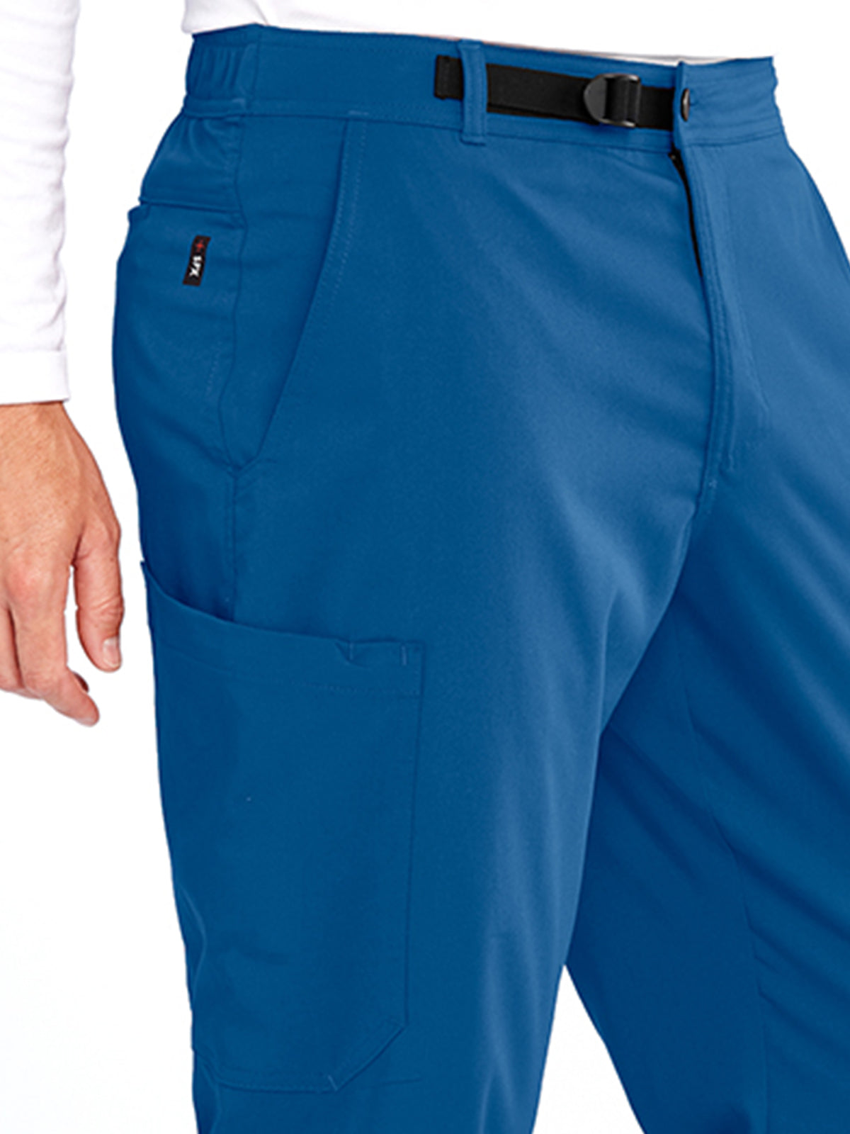 Men's Zip Fly Cargo Scrub Pant