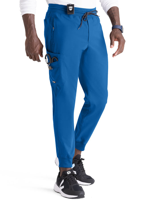 Men's Zip-Fly Murphy Jogger Scrub Pant