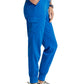 Women's Amelia 5-Pocket Two-Tone Mid-Rise Jogger Scrub Pant