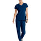 Women's Amelia 5-Pocket Two-Tone Mid-Rise Jogger Scrub Pant