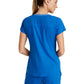 Women's Meredith 4-Pocket Two-Tone V-Neck Scrub Top