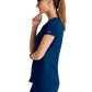 Women's Meredith 4-Pocket Two-Tone V-Neck Scrub Top