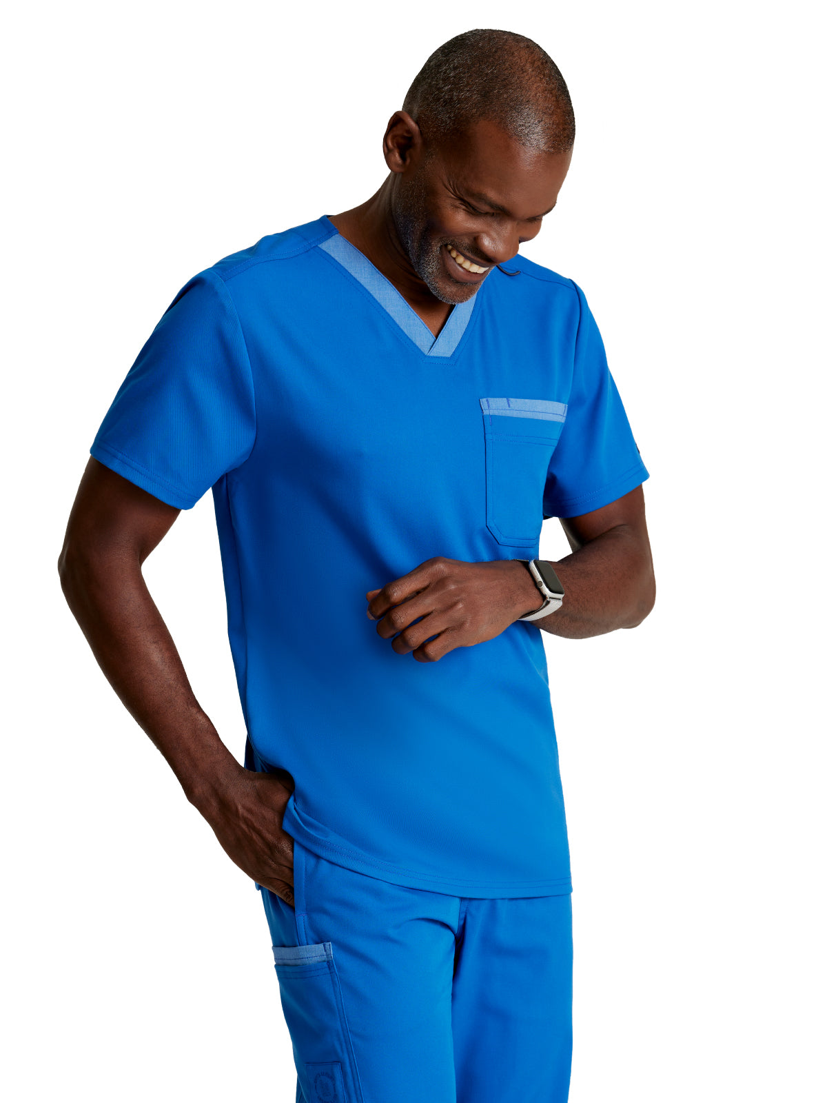 Men's Ethan 2-Pocket V-Neck Scrub Top