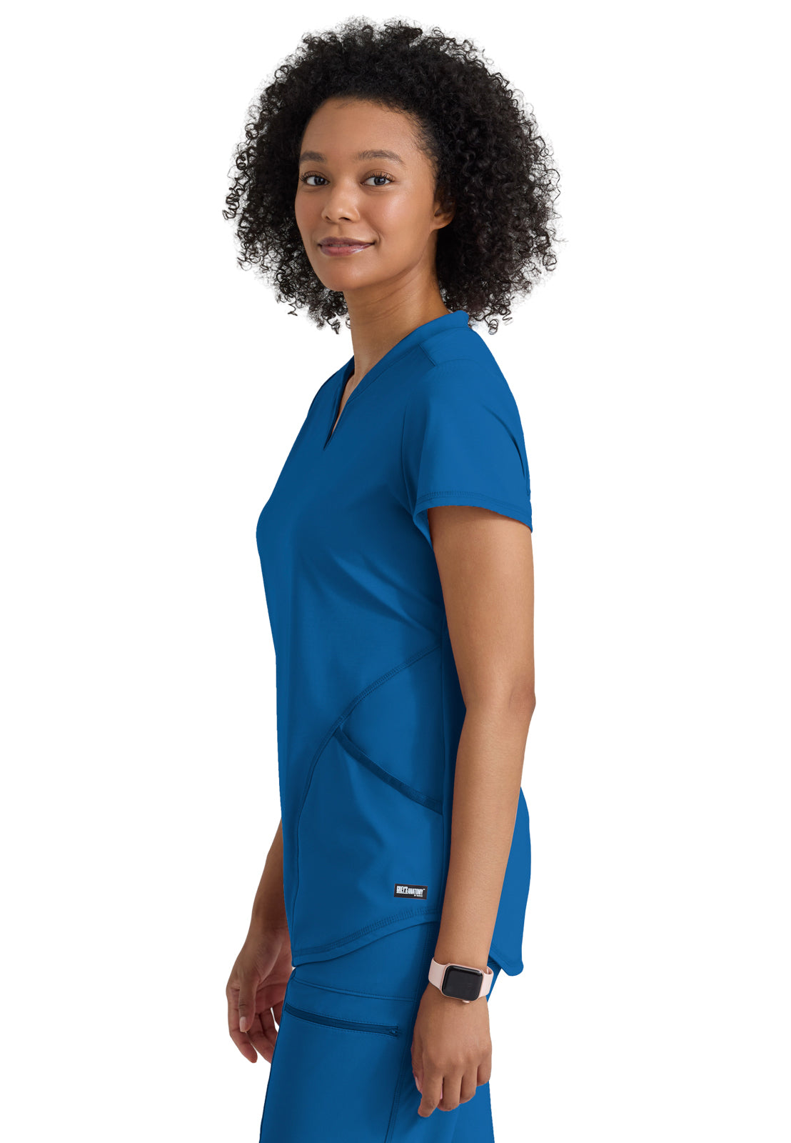 Two Pocket V-Neck Define Scrub Top