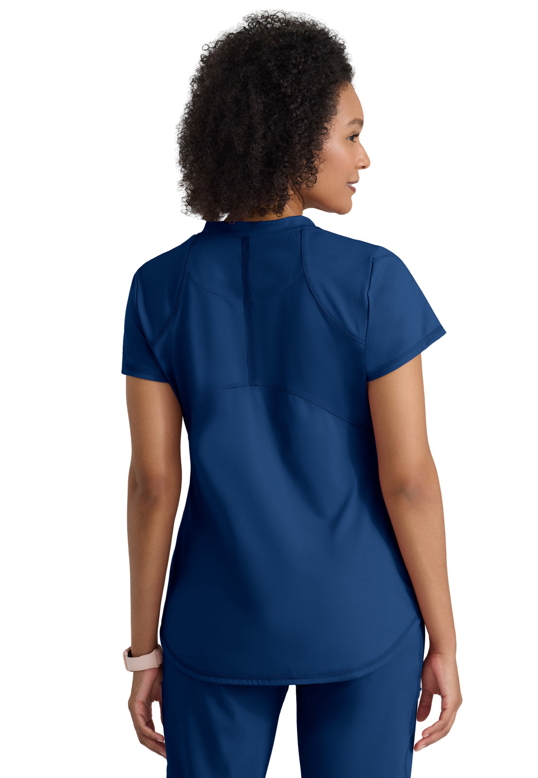 Two Pocket V-Neck Define Scrub Top