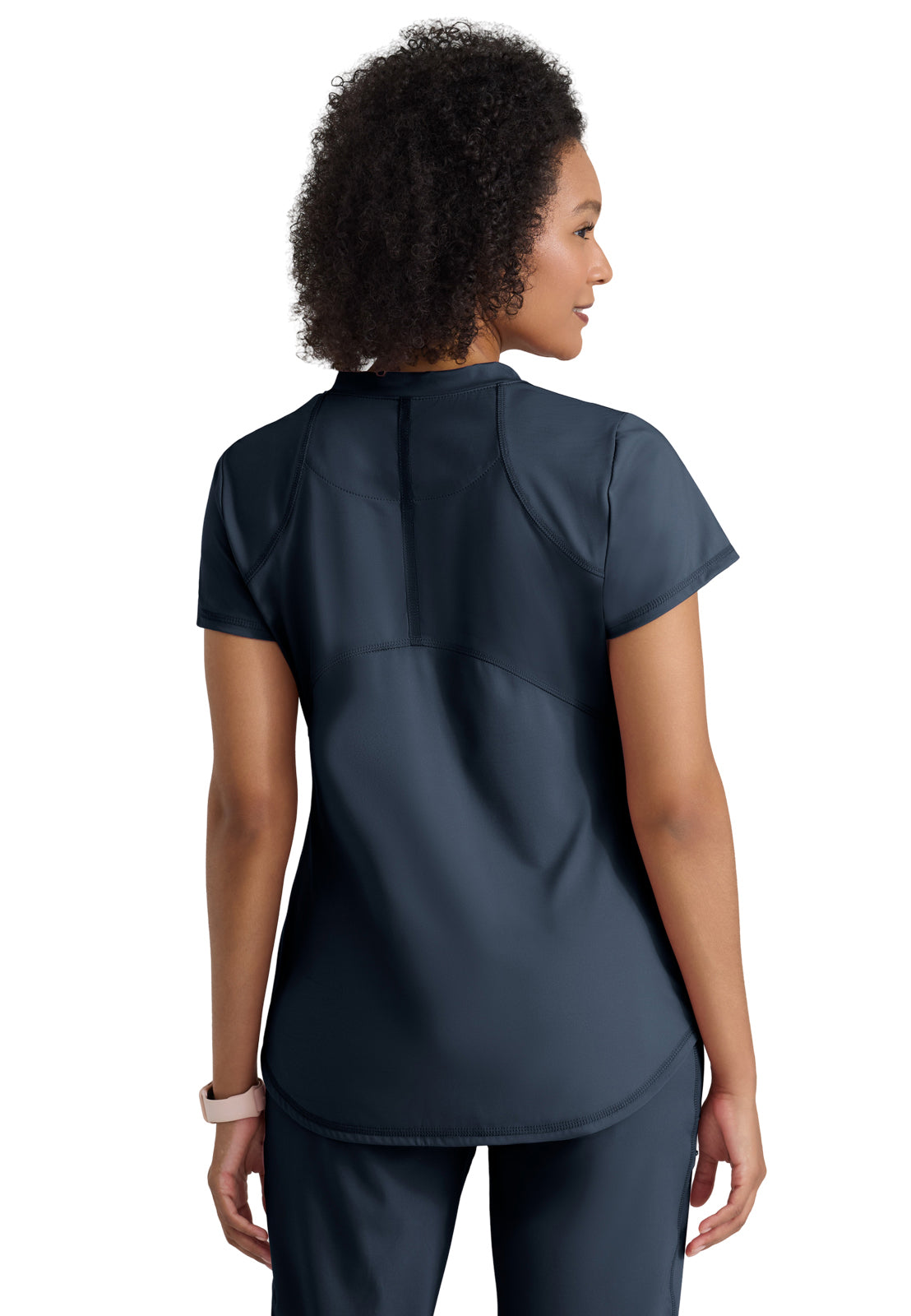 Two Pocket V-Neck Define Scrub Top