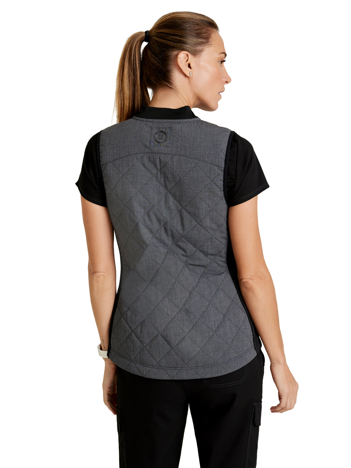 Women's Cristina 2-Pocket Quilted Scrub Vest