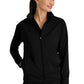 Four Pocket Zip Front Collar Ease Warm-Up Scrub Jacket