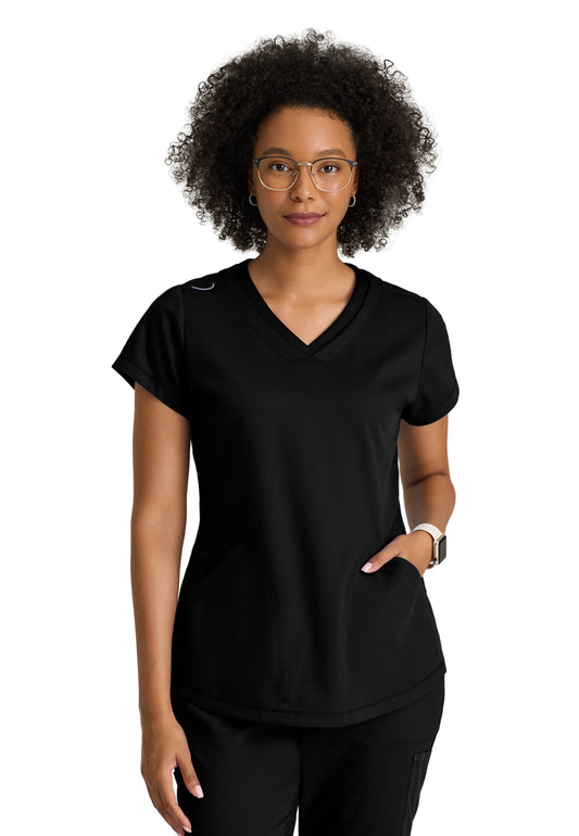 Three Pocket V-Neck Evelyn Scrub Top