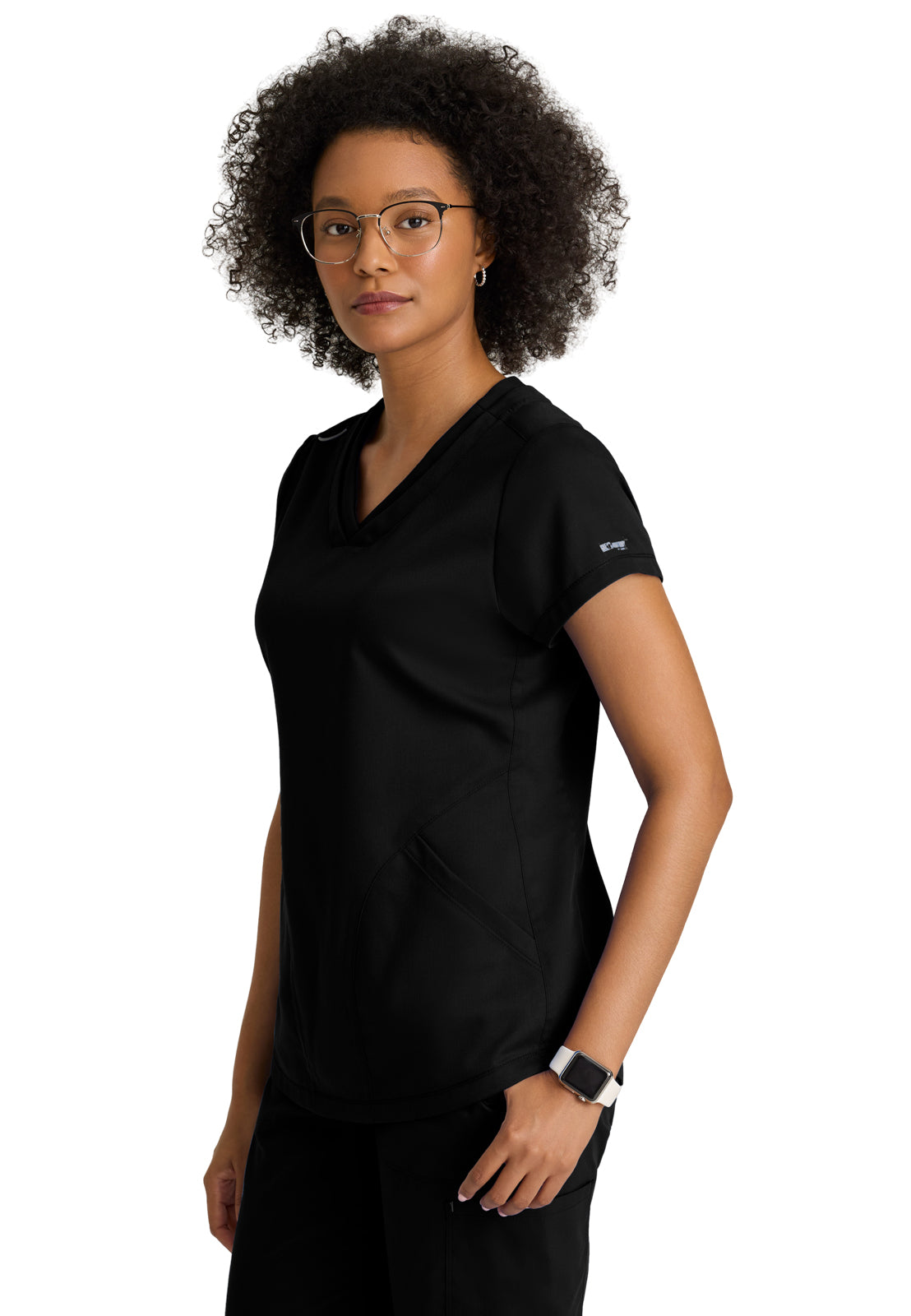 Three Pocket V-Neck Evelyn Scrub Top