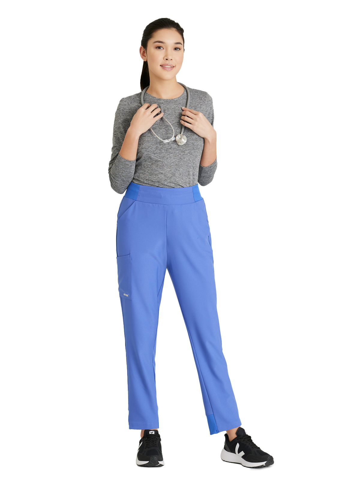 Women's 5 Pocket High Rise Tapered Leg Flight Scrub Pant