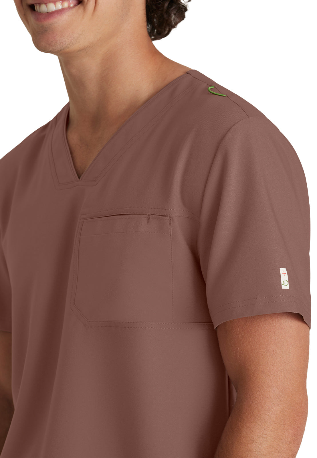 Men's Piped V-Neck Journey Scrub Top