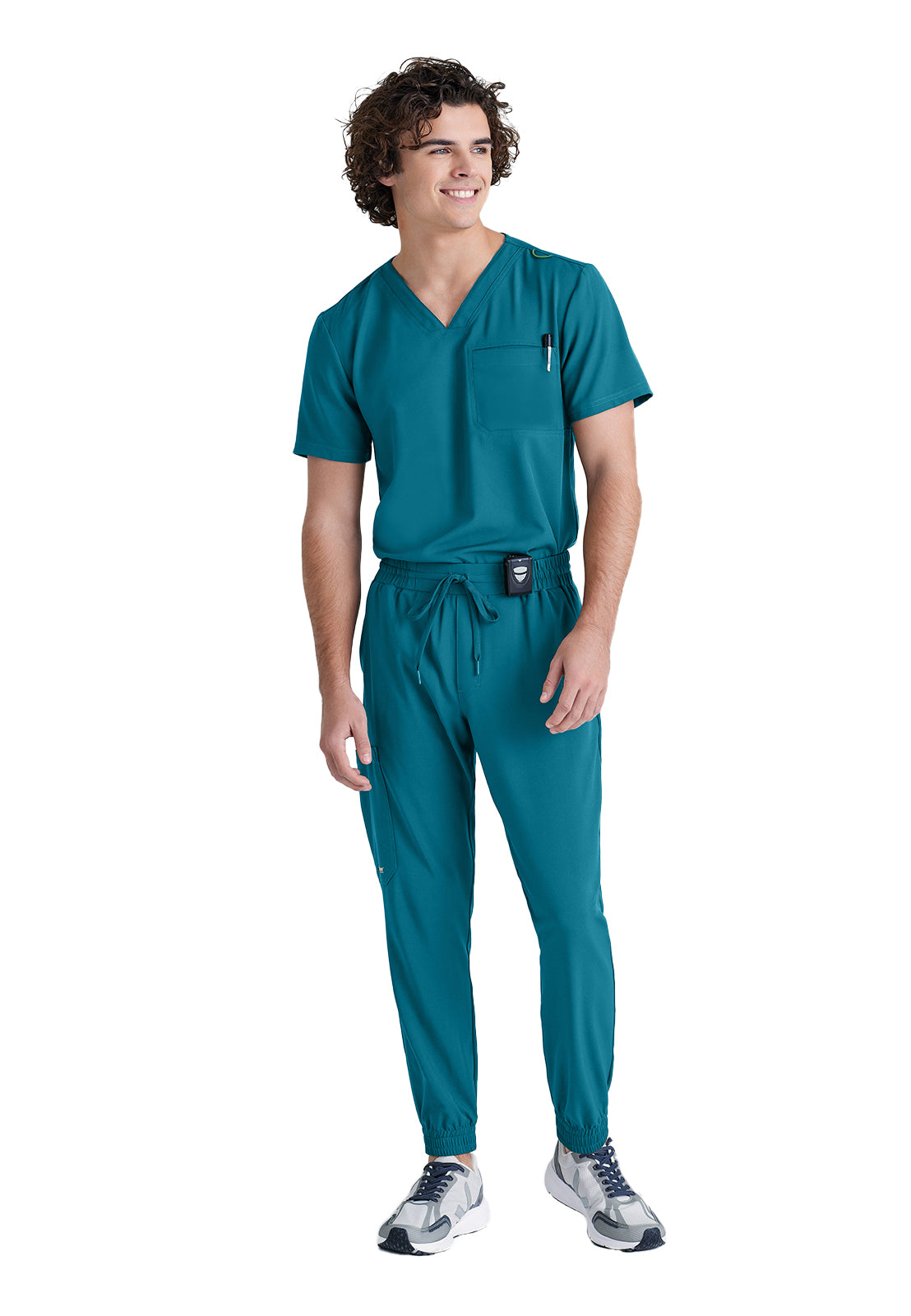 Men's Piped V-Neck Journey Scrub Top