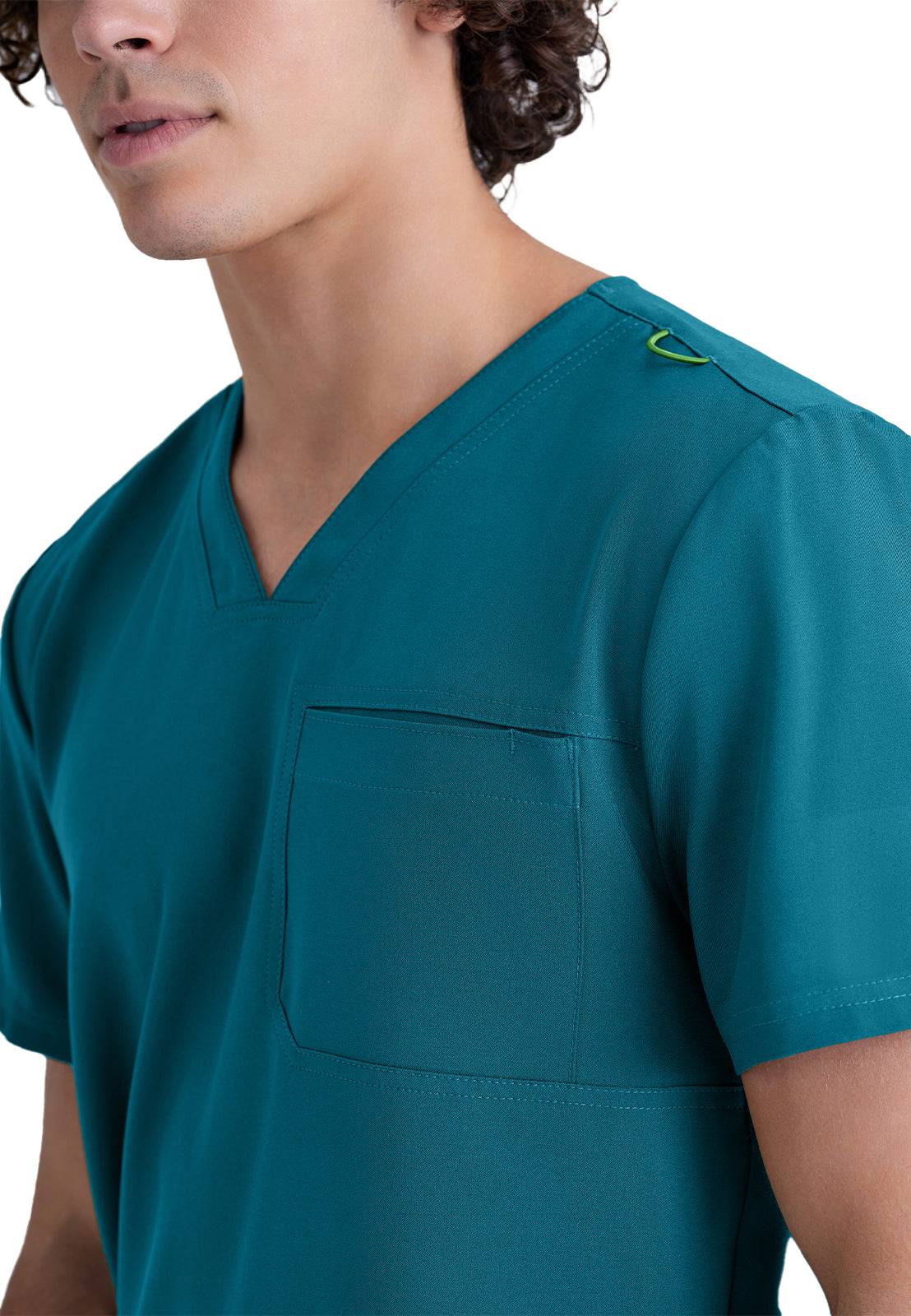 Men's Piped V-Neck Journey Scrub Top