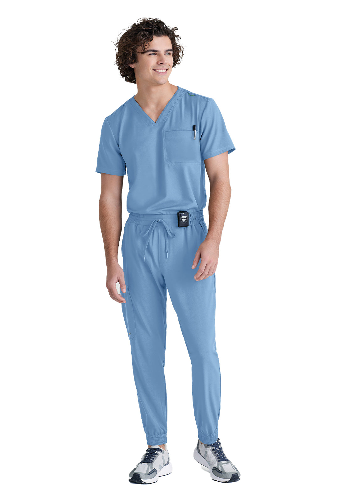 Men's Piped V-Neck Journey Scrub Top