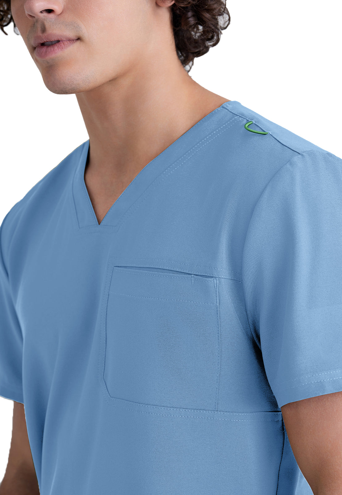 Men's Piped V-Neck Journey Scrub Top