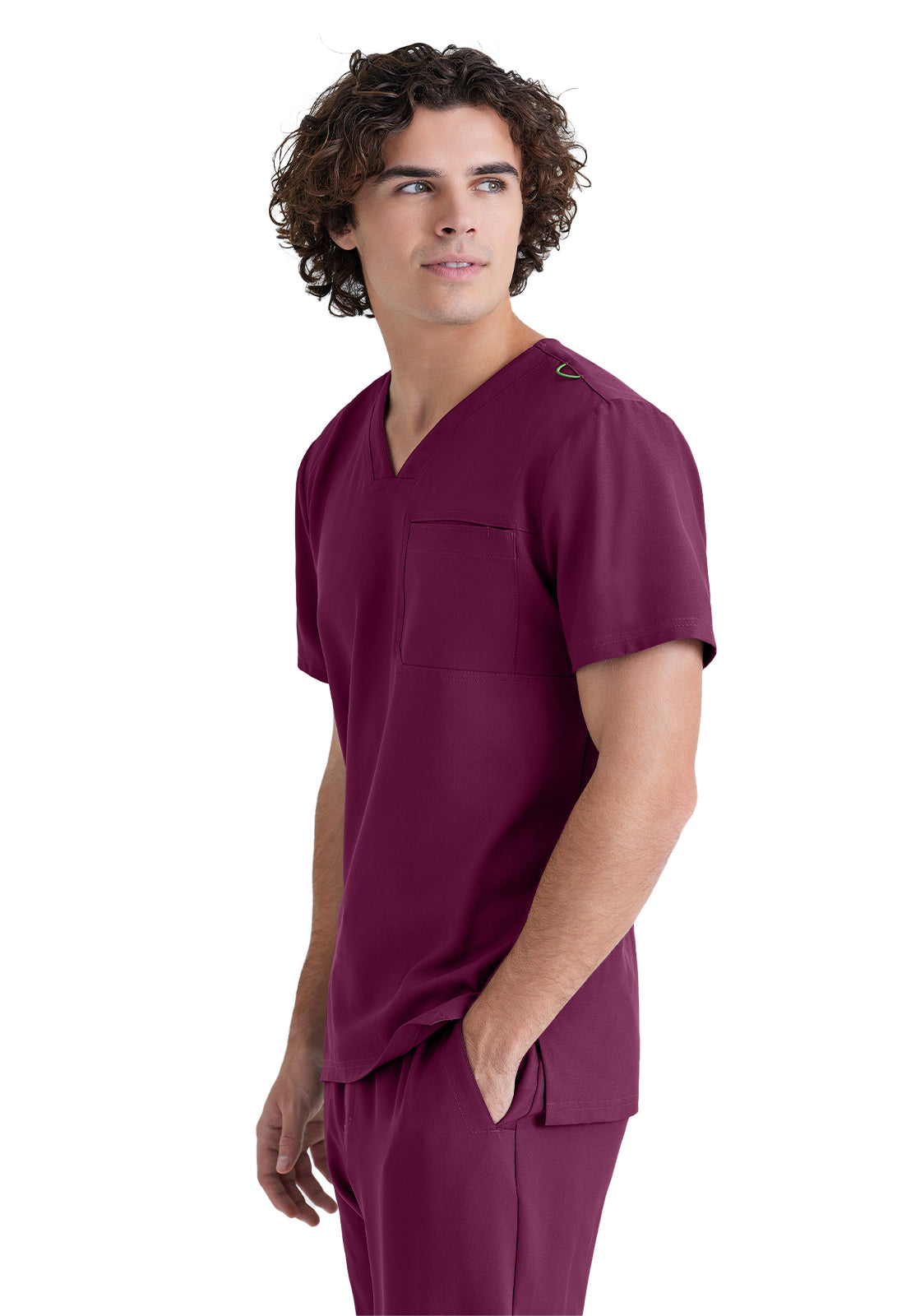 Men's Piped V-Neck Journey Scrub Top