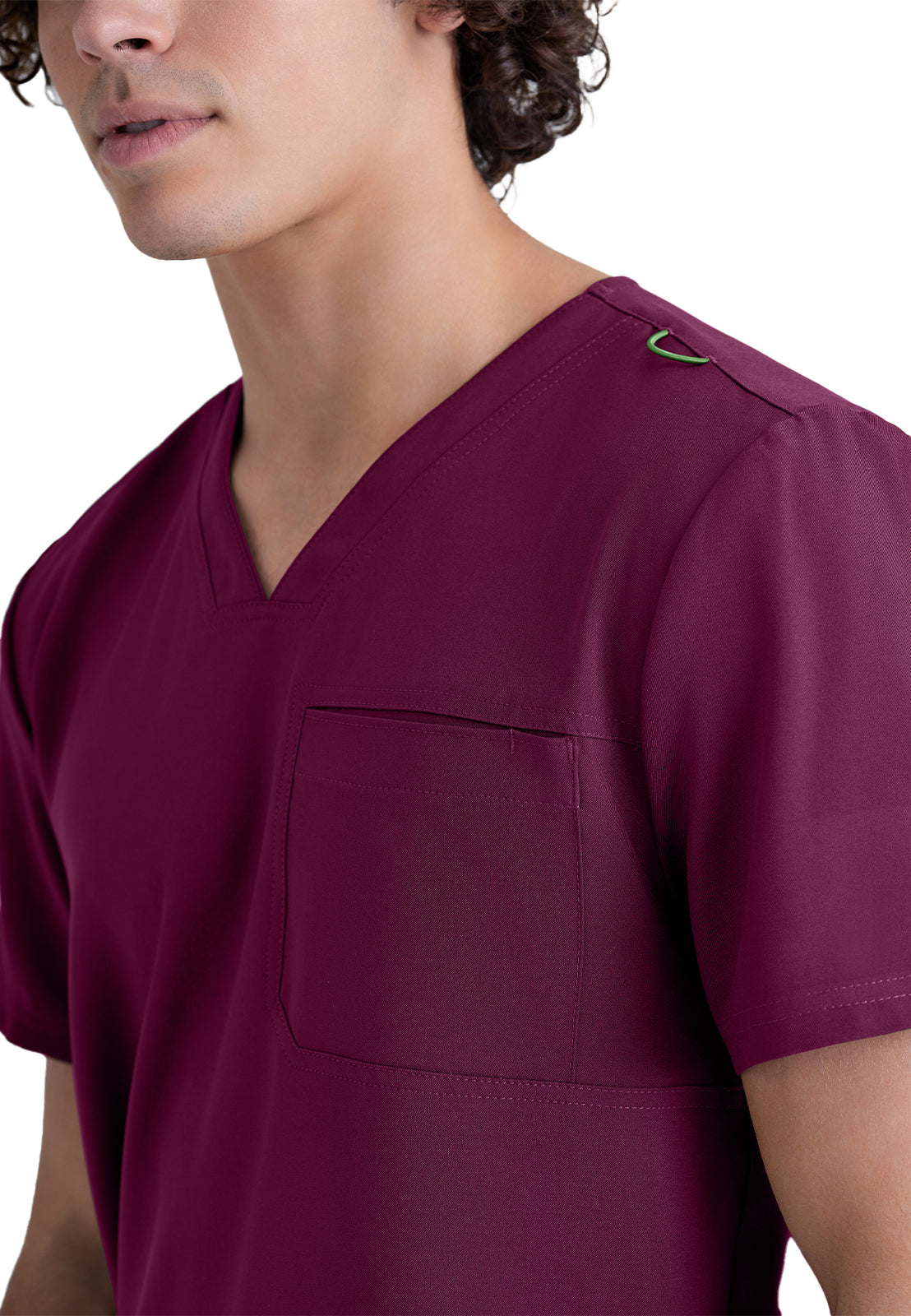 Men's Piped V-Neck Journey Scrub Top