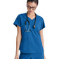 Women's Two-Pocket Piped V-Neck Rhythm Scrub Top