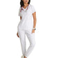 Women's Two-Pocket Piped V-Neck Rhythm Scrub Top