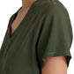 Women's Two-Pocket Piped V-Neck Rhythm Scrub Top