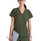 Women's Banded-V-Neck Sway Tuck-In Scrub Top