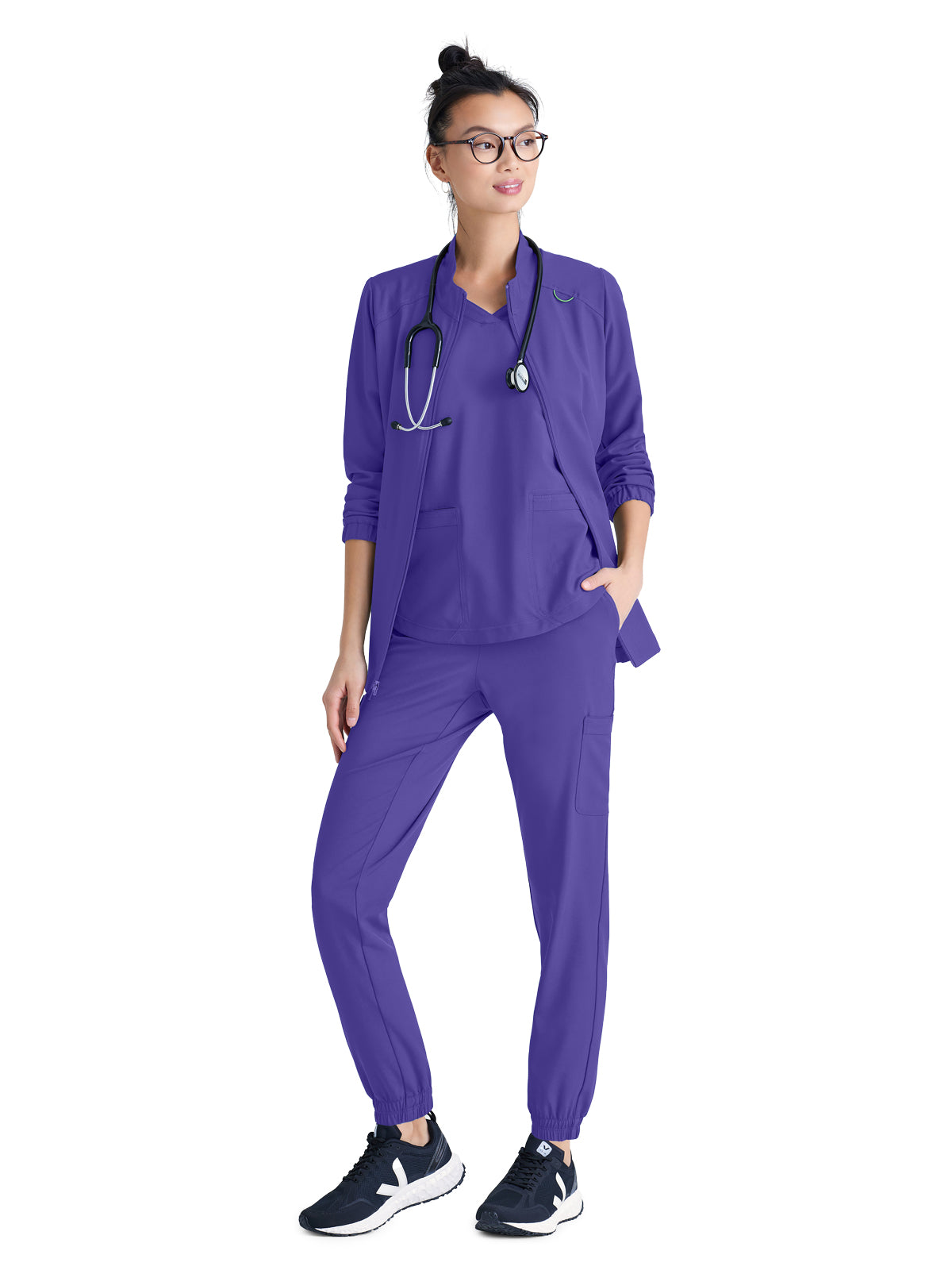 Women's Three-Pocket Virtue Scrub Jacket