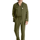 Men's Three-Pocket Banded Collar Cycle Scrub Jacket