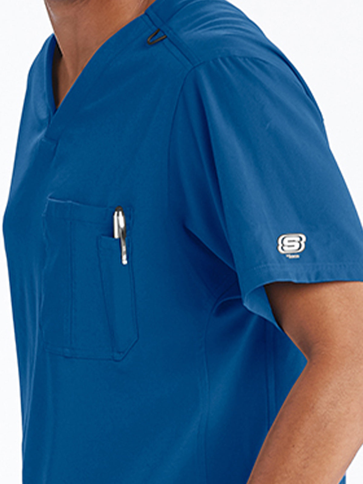 Men's Structure Crossover V-Neck Scrub Top