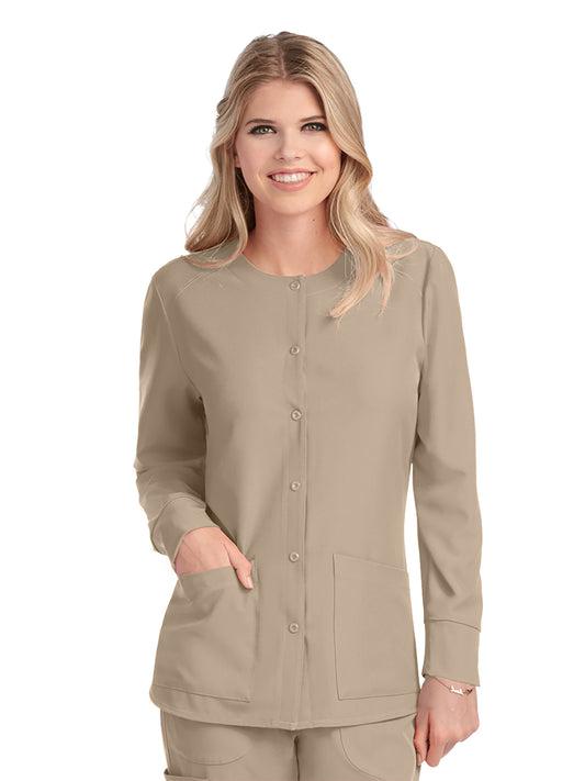 Women's 2-Pocket Scrub Jacket