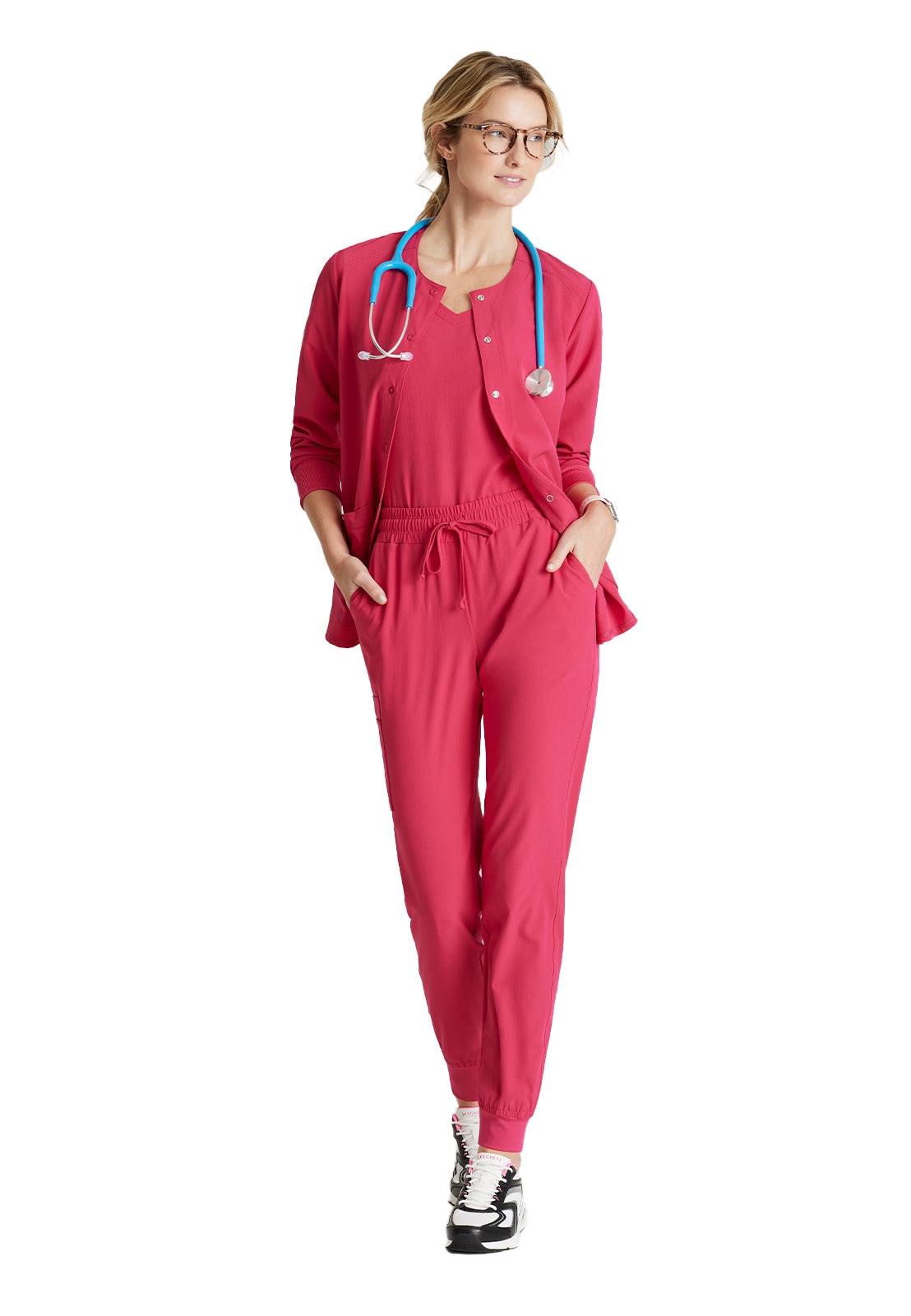 Women's 2-Pocket Scrub Jacket