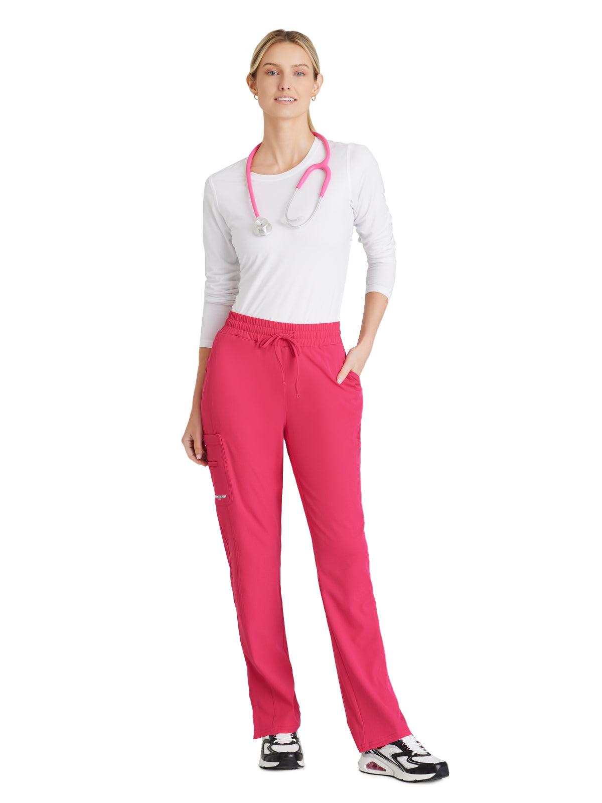 Women's 6 Pocket Elastic Waist Tapered Pant