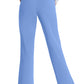 Women's Shirred Waistband Slim And Straight Reach Scrub Pant