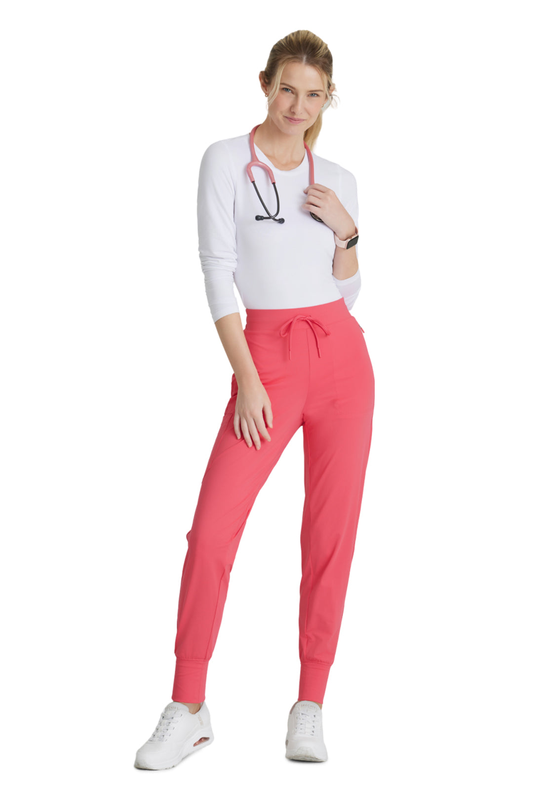 Women's 5 Pocket Ribbed Cuff Jogger Pace Scrub Pant