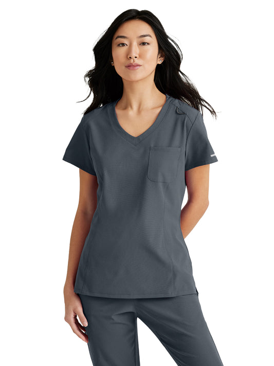 Women's High-Low Hem Tuck-In Top