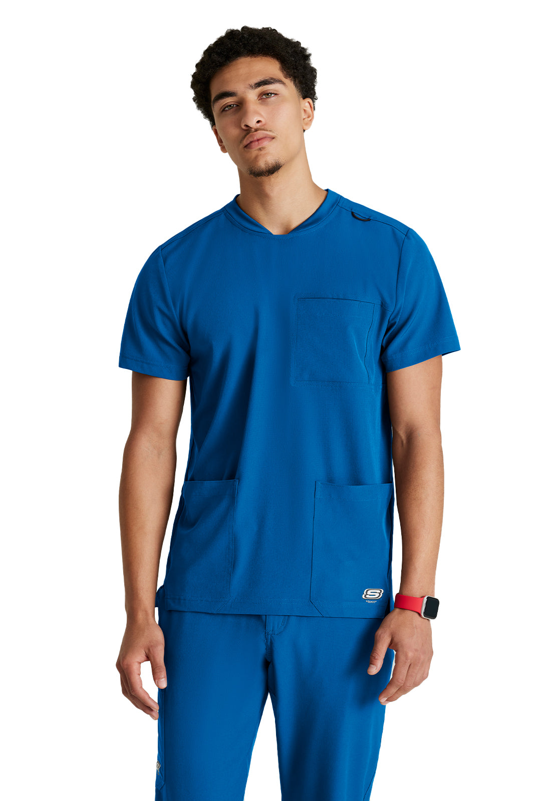 Men's Three-Pocket Round Neck Thesis Scrub Top