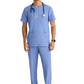 Men's Three-Pocket Round Neck Thesis Scrub Top