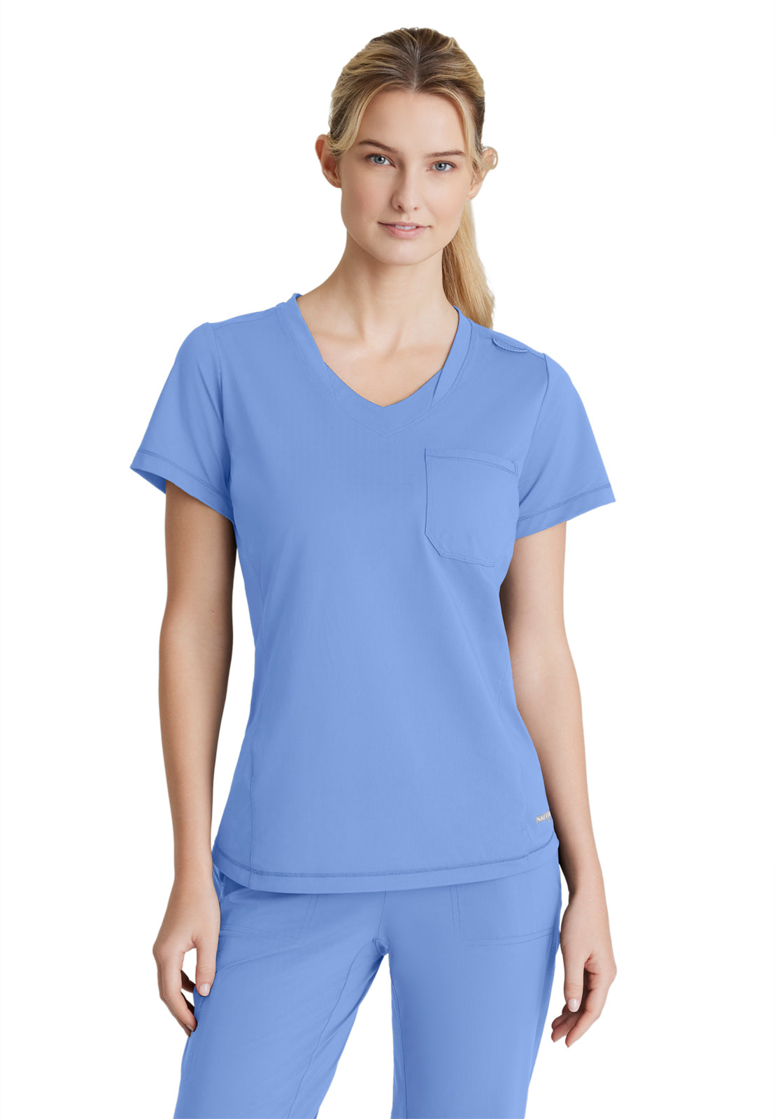 Women's 1 Pocket Tulip Hem Flow Scrub Top