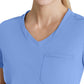 Women's 1 Pocket Tulip Hem Flow Scrub Top