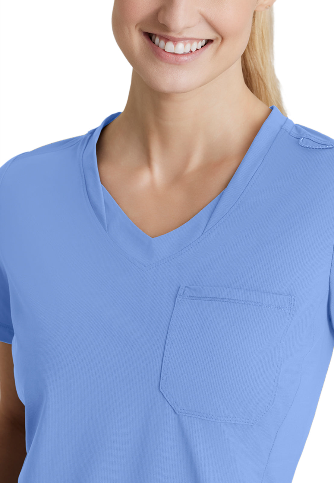 Women's 1 Pocket Tulip Hem Flow Scrub Top