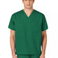 Unisex Double-Pocket V-Neck Scrub Top