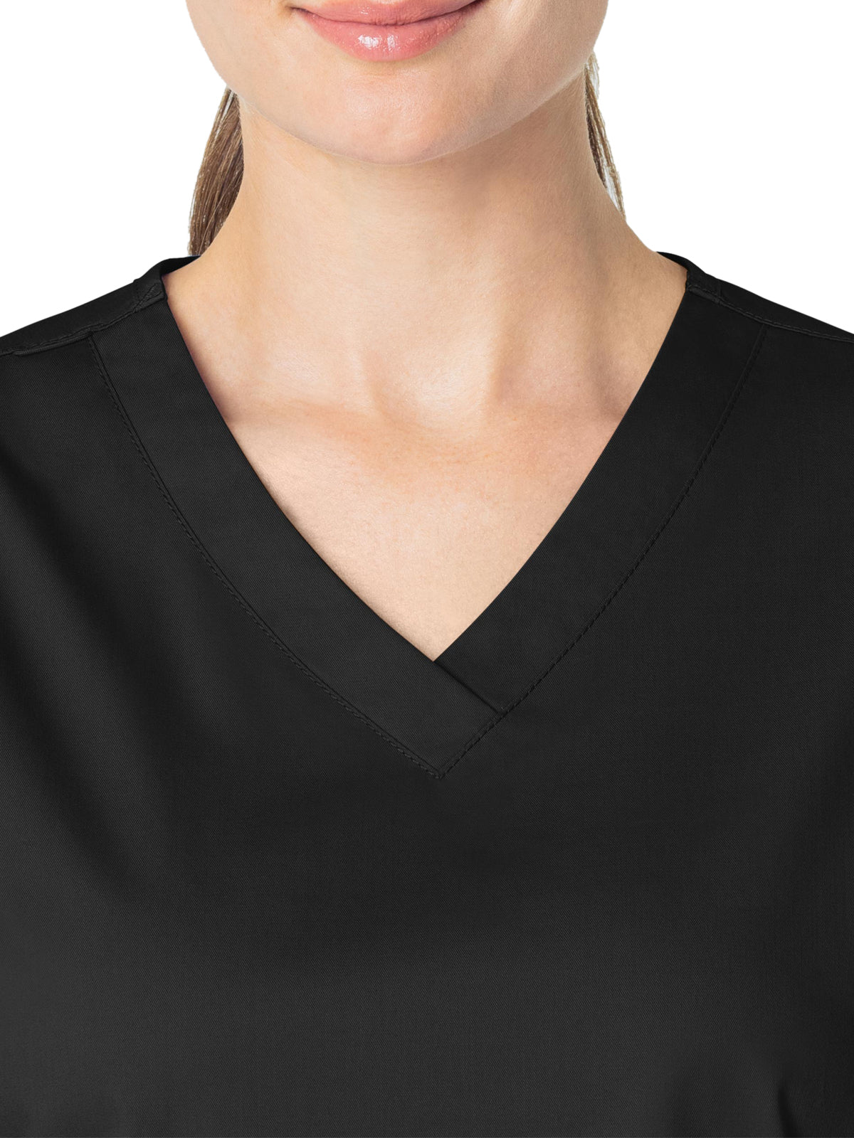 Women's Four-Pocket V-Neck Top