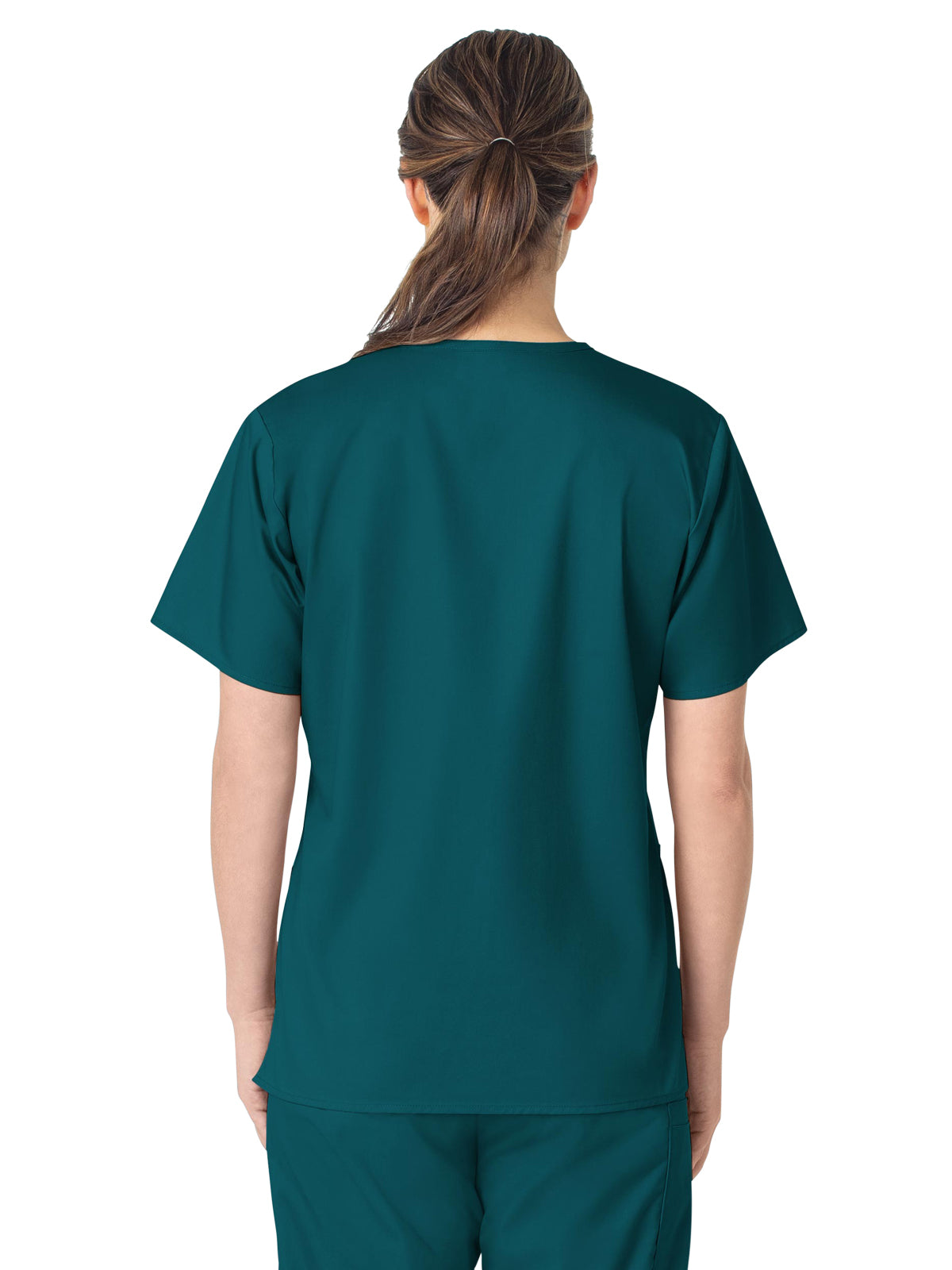 Women's Four-Pocket V-Neck Top