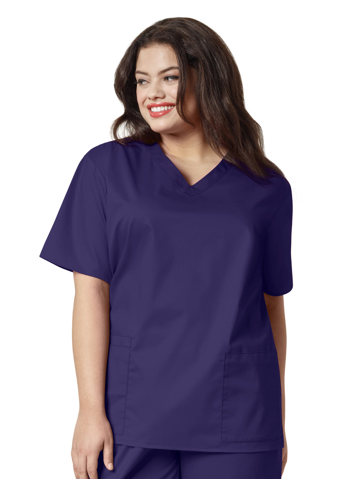 Women's Four-Pocket V-Neck Top