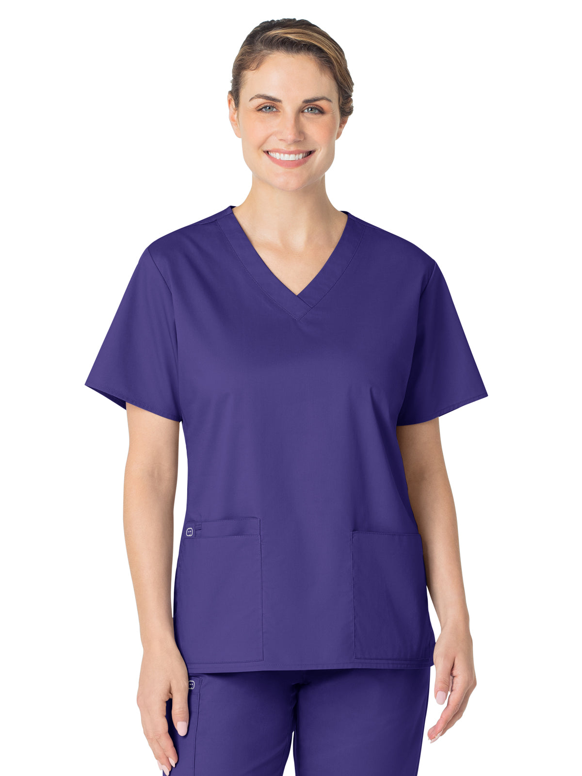 Women's Four-Pocket V-Neck Top