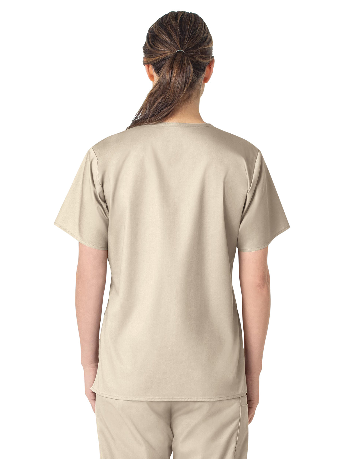 Women's Four-Pocket V-Neck Top