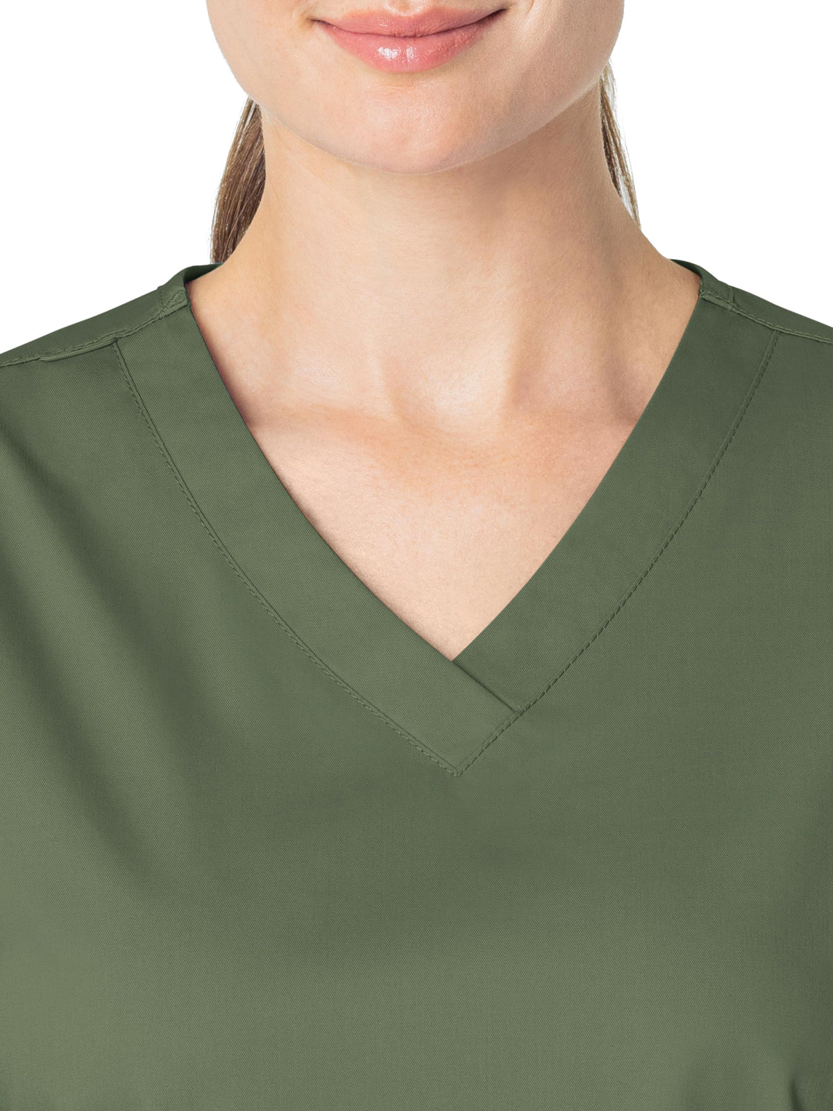 Women's Four-Pocket V-Neck Top