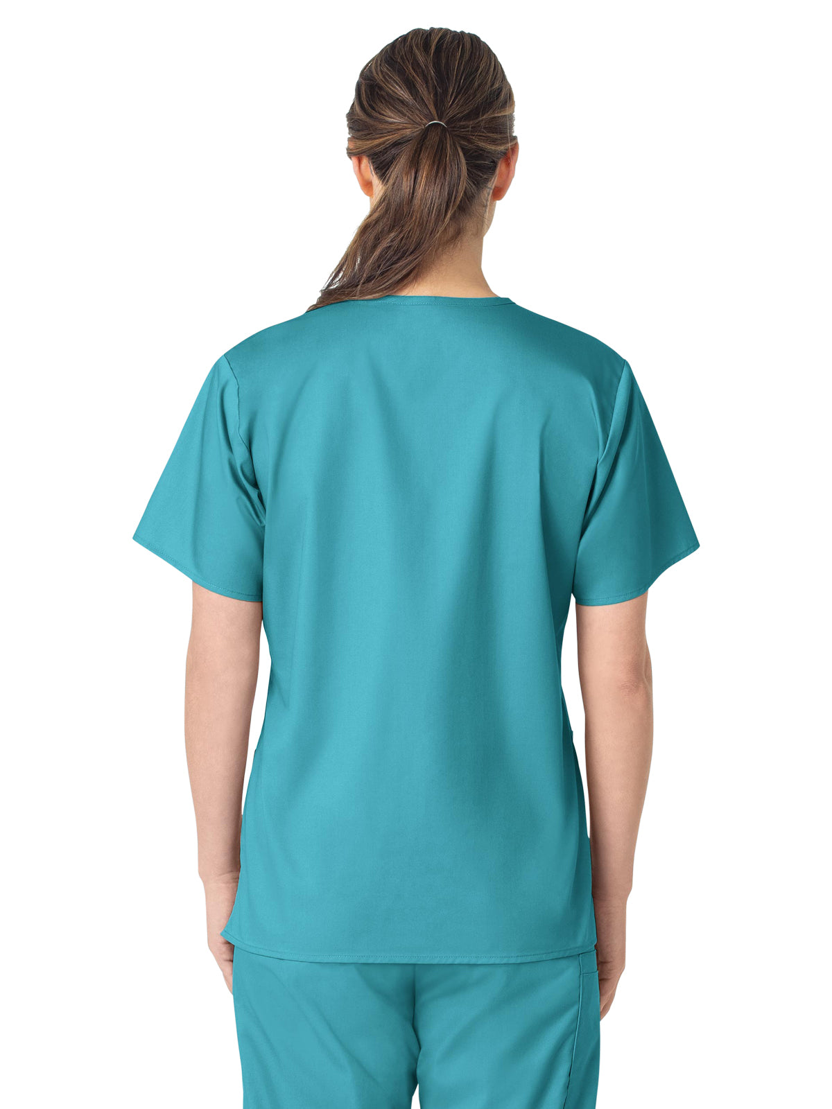 Women's Four-Pocket V-Neck Top