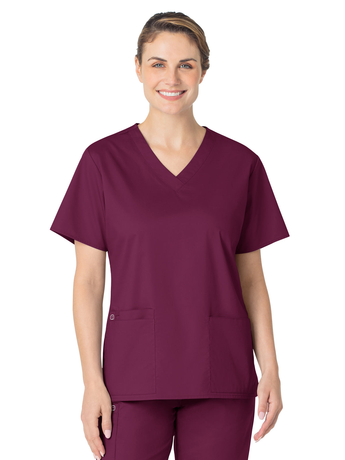 Women's Four-Pocket V-Neck Top