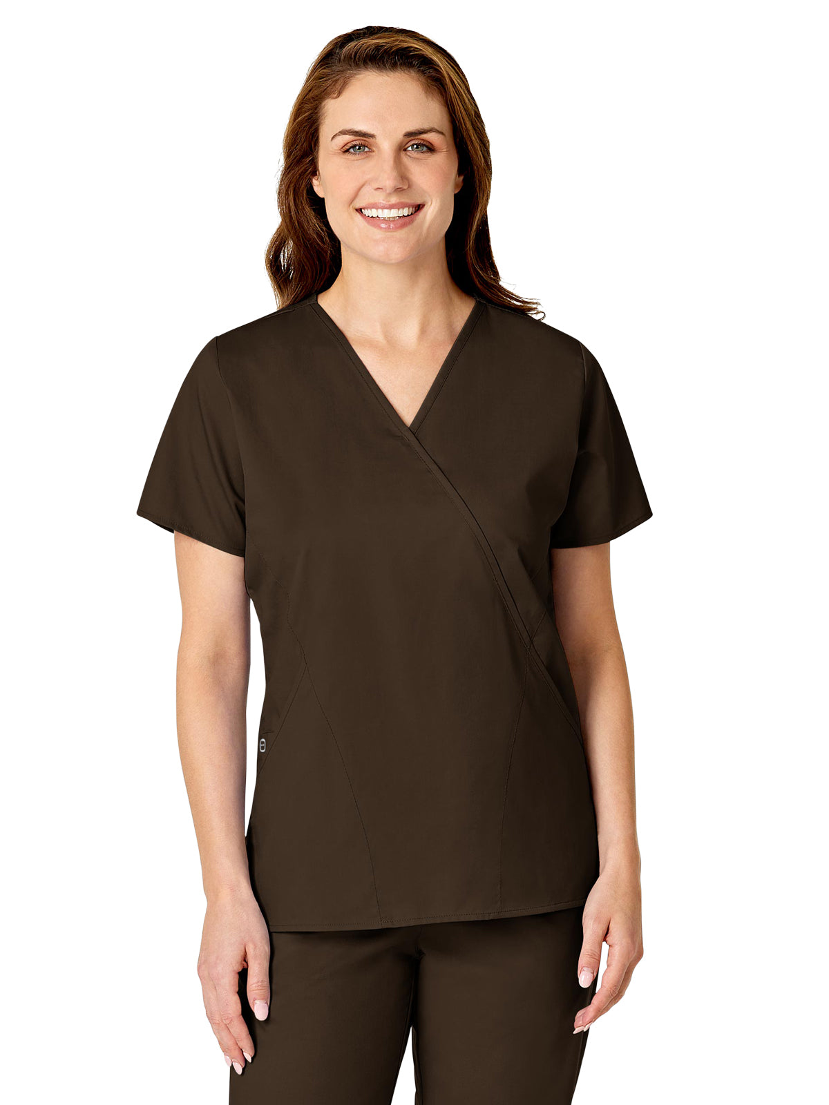 Women's Three-Pocket Mock Wrap Top